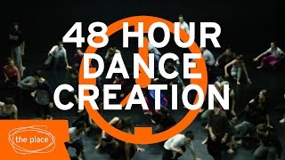 48 Hour dance creation time lapse at London Contemporary Dance School