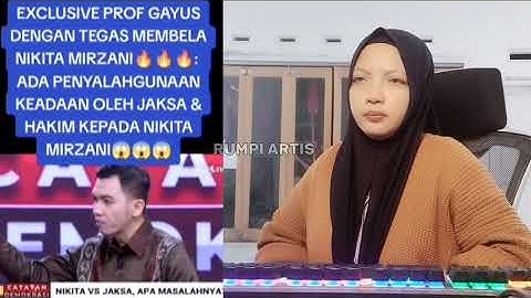 Thumbnail of Nikita Mirzani Segera Dibebaskan? Ketua Umum IKAHI Pecat Hakim & Jaksa? Reza Gladys dan FS Pucat