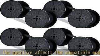 4 Pairs Universal Typewriter Ribbon Twin Spool Typewriter Ribbon Twin Spool Replacement Pack for Mo
