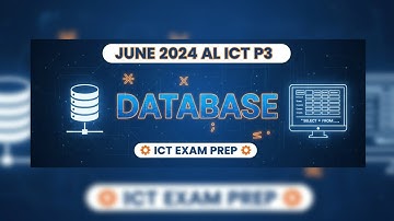 June 2024 AL ICT P3 - Database