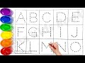 Learn ABC,A to Z,Collection for alphabet writing along the dot line for kid &amp; toddler,Kids Rhymes,7