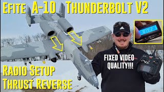 Horizon Hobby - A-10 Thunderbolt V2 - Thrust Reverse, ESC + Radio Setup, & Flight - FIXED QUALITY