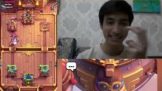 Grinding Clash Royale Ranked while yapping