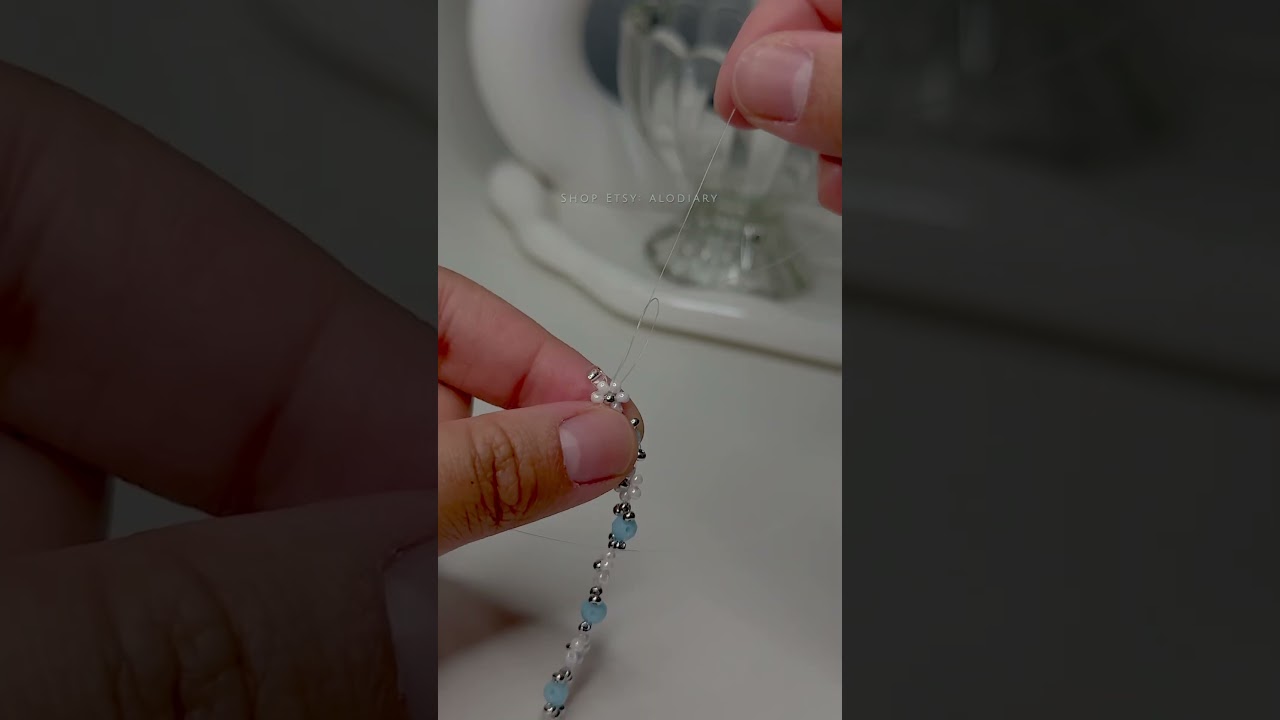 Make a bracelet with me 💙🪞 