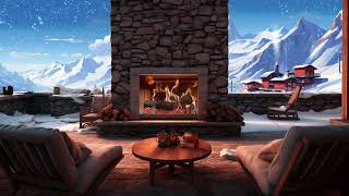 Ski Resort Ambience | Snowfall | Crackling Fireplace by Relaxation Art Nature 67 views 3 months ago 3 hours