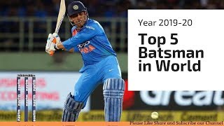 Top 5 Batsman in the World Ranking List 2020| Odi | Test | Ipl