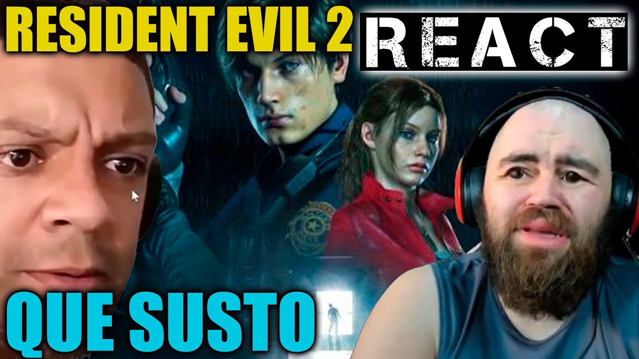 REACT SHOW DE SUSTO RESIDENT EVIL 2 1998 - YouTube