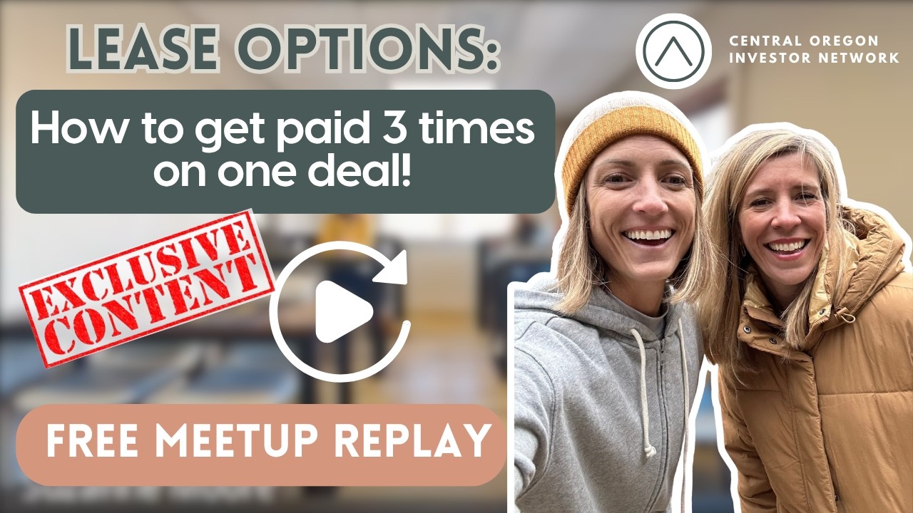 Lease option strategy meetup replay