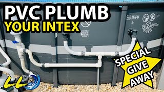 How to PVC Plumb your intex pool and stay Flexible.