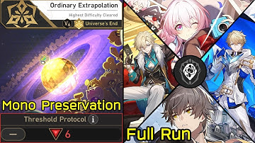 Ordinary Protocol 6 Mono Preservation with Boundary Equation Full Run | Divergent Universe