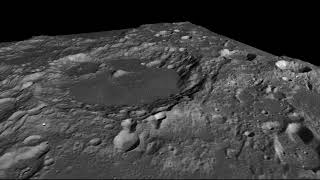 Albategnius crater 3d