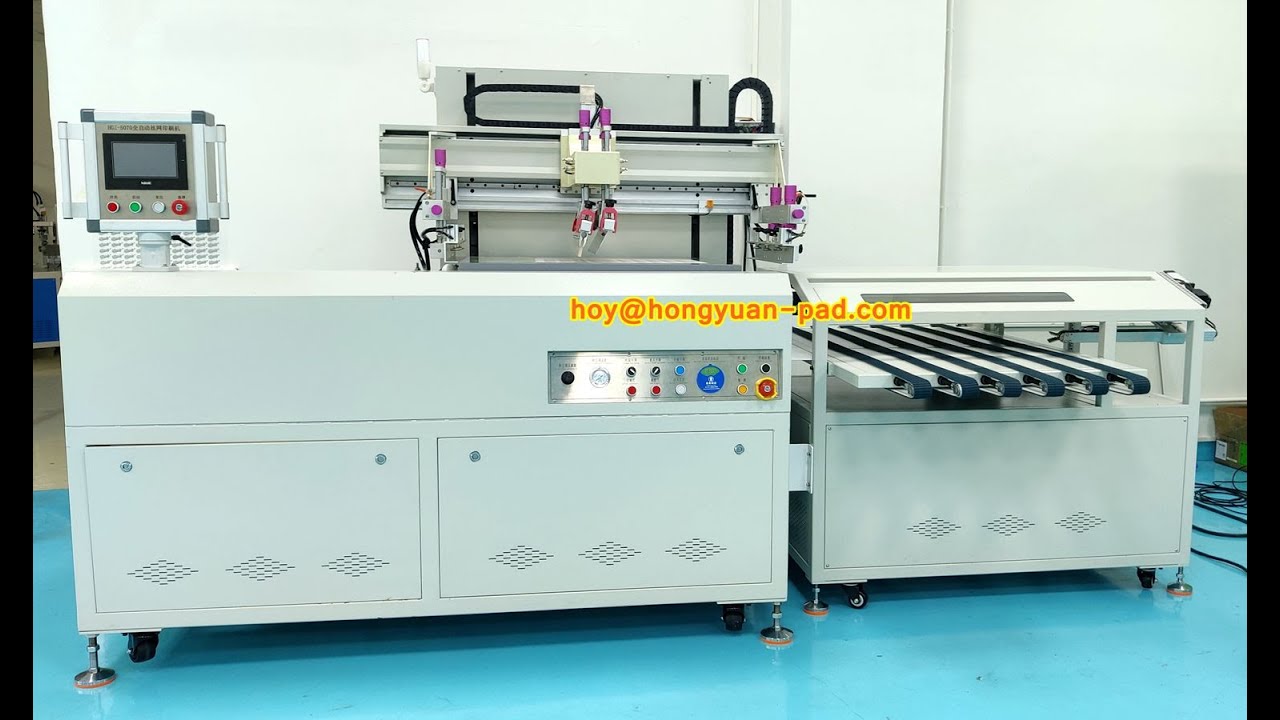 spot uv screen printing machine for paper sheet Máquina de serigrafía ...