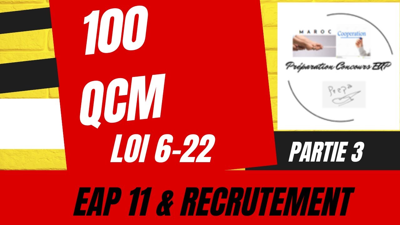 100 qcm loi 06 22 syst me national de sant marocain partie 3 youtube