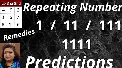 Repeating Number 1 in Lo Shu Grid, Prediction and Remedies | 📞 8307436568 / 9017352655 ।