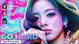 GO HARD - MEOVV (Vertical Line Distribution + Color Coded Karaoke Lyrics)
