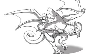 Shading Animation - Gypceros | Darkmane The Werewolf