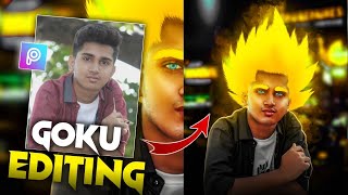 I Turn Myself Into Goku (Picsart) | Dragon ball z Picsart editing screenshot 2