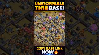 New Th18 Best Base for CWL Ranked Mode 🔥 Clashofclans 2026