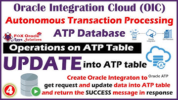 ATP - 4. Update - Update data into ATP table | Integration to update data into ATP table