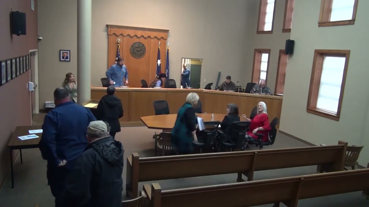 Titus County Texas Commissioners' Court Special Meeting held November 21, 2023