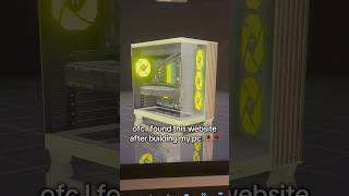 ofc I found this websiteafter building my pc 🥀🥀 #gaming #pcbuilding #pcmasterrace #rgb #pc