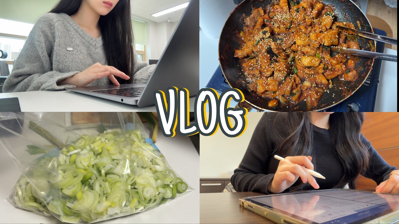 대학원생 브이로그 | 개강은 왜 하는걸까