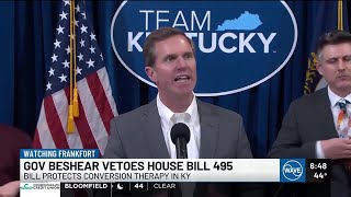Gov. Beshear vetoes bill aimed at protecting conversion therapy
