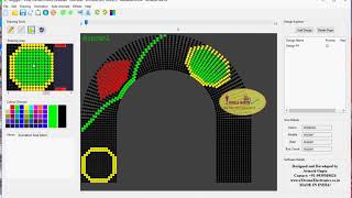 Making long desigs (SCROLLING) Pixel LED Arch Software