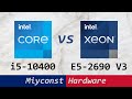 🇬🇧 Core i5-10400 goes against Xeon E5-2690 V3 in 22 games at 1080p, RX 6800XT, Ryzen 5 5600X