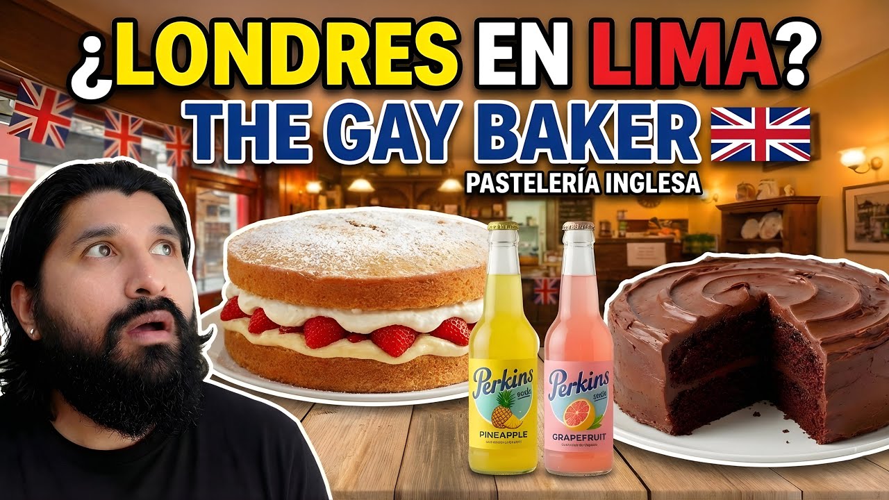 ¿La ÚNICA Pastelería INGLESA en Lima? 🇬🇧 Probando The Gay Baker