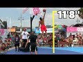 Jonathan clark dunks almost 12 feet gets 118  vbl dunkfest