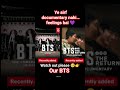 ARMY feels this 💜#BTS #BTSArmy #BTSDocumentary #Bangtan #ArmyForever #BTSLove #7Kings #BTSVibes