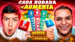 SNAKE AND LADDERS… MAS A BET AUMENTA A CADA RODADA!