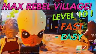 A Guide to Reach Max Level 10 Rebel Village Status Easily in Lego Fortnite ....