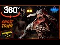 Ghost Town 360 vr video. House Head, Demogorgon, Siren Head. Horror Video. Try Not To Blink!