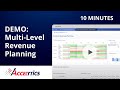 Multi-Level Revenue Planning in Anaplan Demo - Smart Revenue Planning with Accelytics