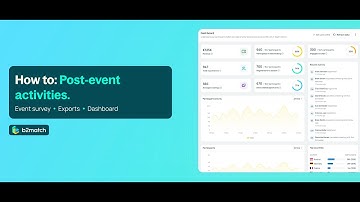 b2match Organizer Guide: Post-event Activities