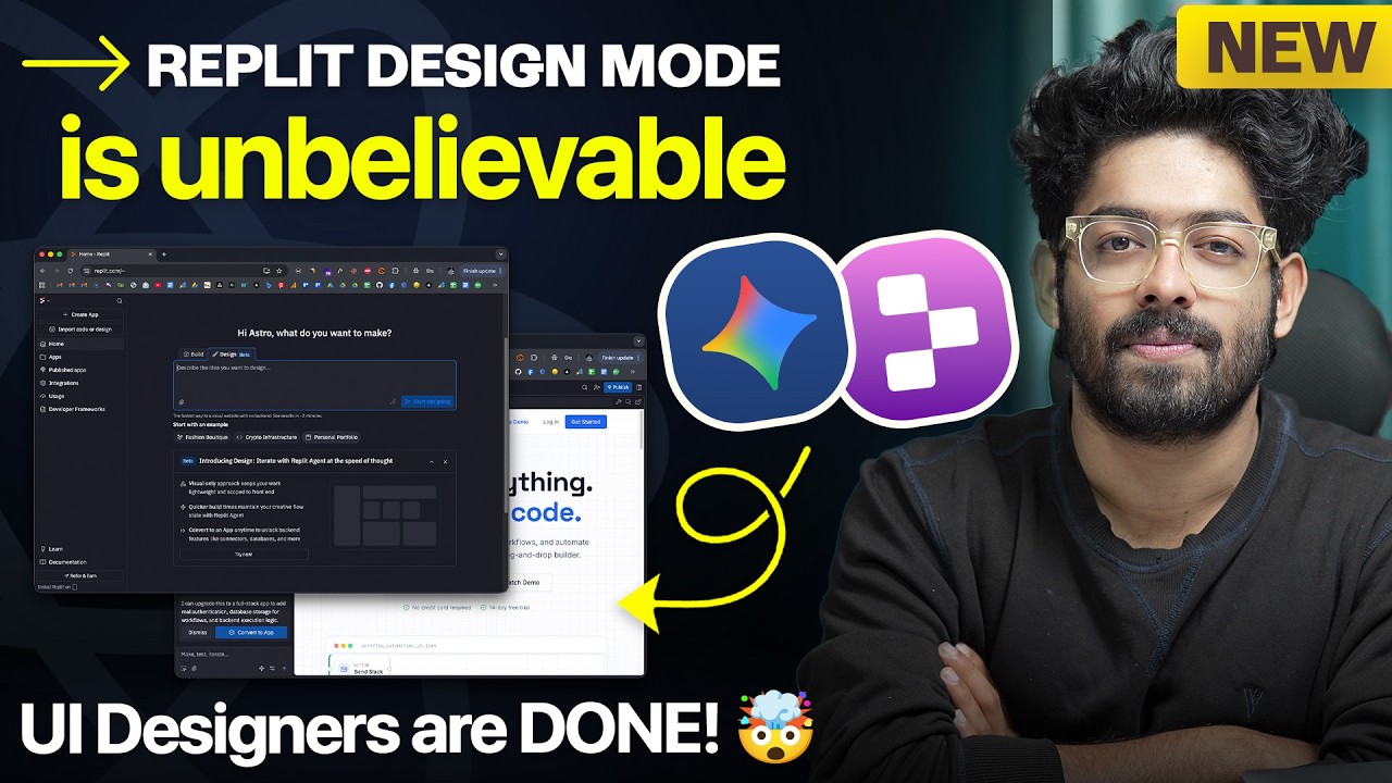 UI Design Will Never Be the Same After This Replit Update (DESIGN MODE ...