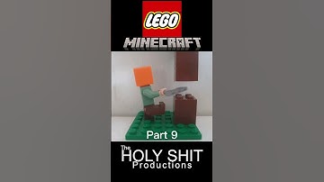 Lego Minecraft stop motion Part 9. Alex trying to chop down a tree! What could go wrong? who knows?