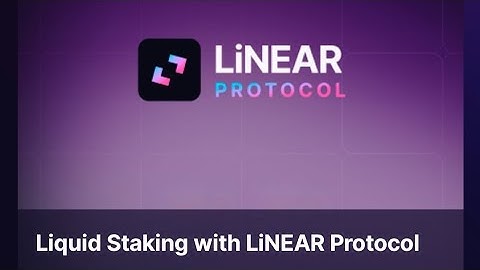 حل أسئلة تطبيق Sweat Wallet في خاصية Learn ، السؤال : Liquid Staking with LINEAR Protocol