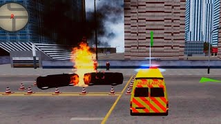 Ambulance Car Rescue Simulator #1 Rescuing Games - Android IOS Gameplay screenshot 1