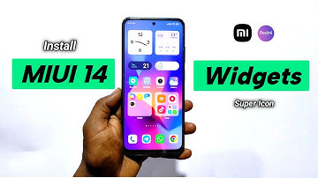 How To Install MIUI 14 Widgets Super Icon In MIUI 13 Without ROOT ! | MIUI 14 | Dot SM