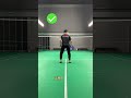 挑球后，如何正确启动？##运动 #羽毛球 #羽毛球教学 #羽毛球训练