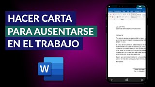 Como Hacer Una Carta De Solicitud De Permiso Para Ausentarse Del Trabajo Youtube