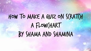 How to make a quiz on Scratch || flowchart