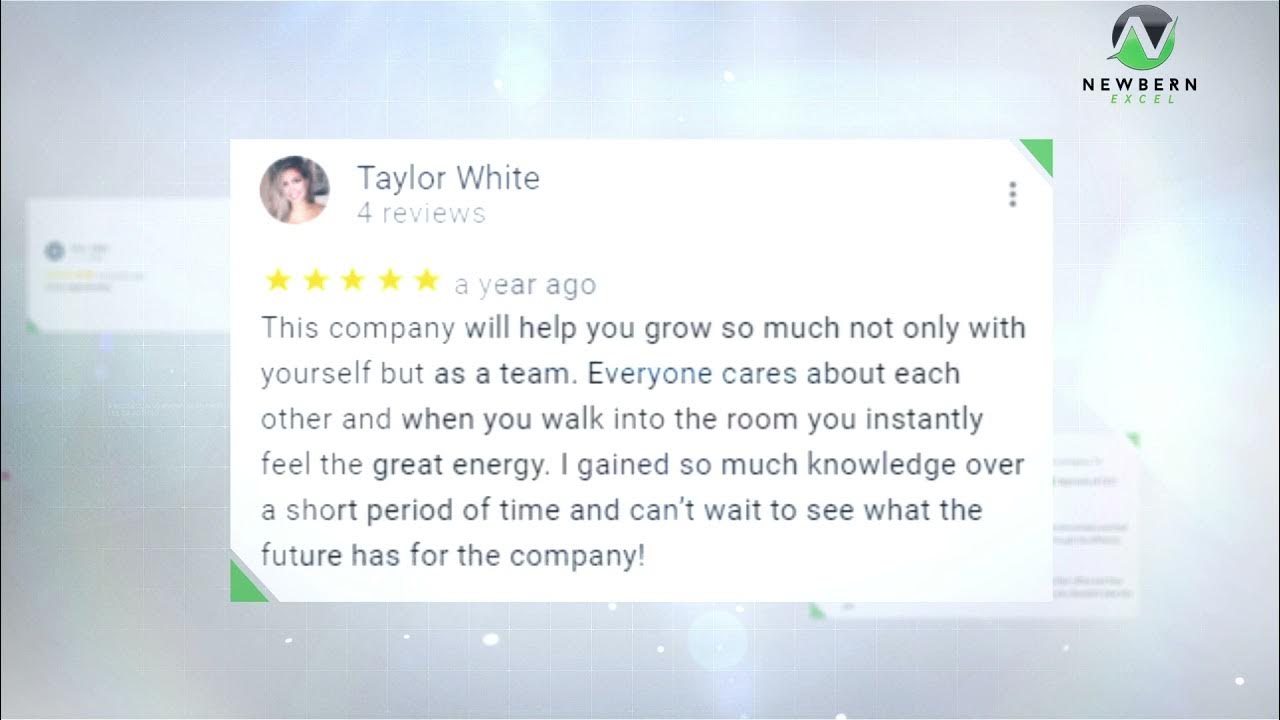 Working With Newbern Excel. Some Excellent Reviews YouTube