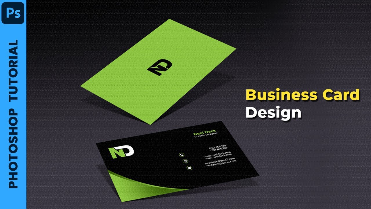 Professional Buisness card design in photodshop | visiting card design ...