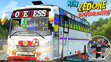 New Zedone Tourist Bus Mod Released For Bussid ll Detailed Review ll Bussid mods ll Bus Mod