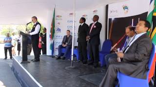 VIDEO RS44NZstation   Chaplain Christian Finn recites the Fireman  s Prayer at the reopening of the
