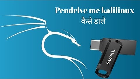 How To Make Portable Os Kali Linux on Pendrive ( How to install kali linux  21.3 on USB
